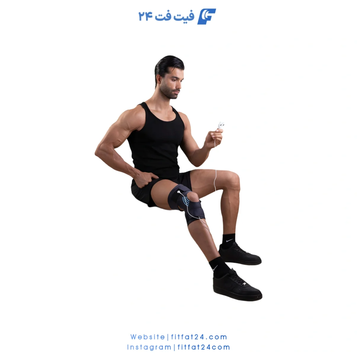 دستگاه تقویت عضلات زانو ای ام اس + یک کنترلر